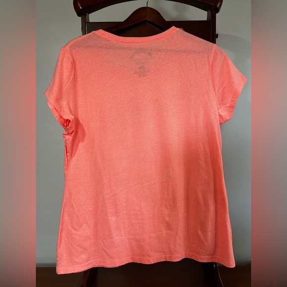 Hasbro My Little Pony Women’s XXXL 23 Bright Coral Graphic Tee Shirt Rainbow - Picture 3 of 4